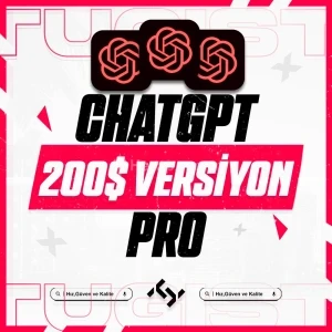 ChatGPT 200$ Pro Versiyon ⭐Aylık