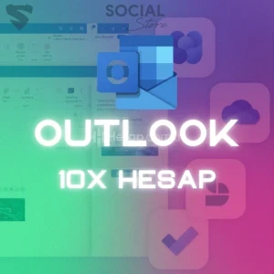 OUTLOOK HESAPLARI 10 ADET +1 AYLIK